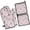 Light Pink Fairy, variant on Light Pink Fairy Pattern Kitchen Oven Mitt and Pot Holder Sets 2 Pcs for Baking, Cooking and Grilling, Heat Resistant Up To 392 °F
