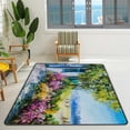 thumbnail image 3 of Soft Rug Large Area Rugs, Oil Painting Landscape Comfortable Indoor Carpet, Baby Play Mat for Living Room Bedroom Nursery Decor Floor Mat, 63x48inch Carpet Runner, 3 of 6