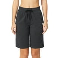 thumbnail image 5 of BALEAF Bermuda Shorts For Women Running Basketball Shorts With Pockets Deep Gray Size M, 5 of 7