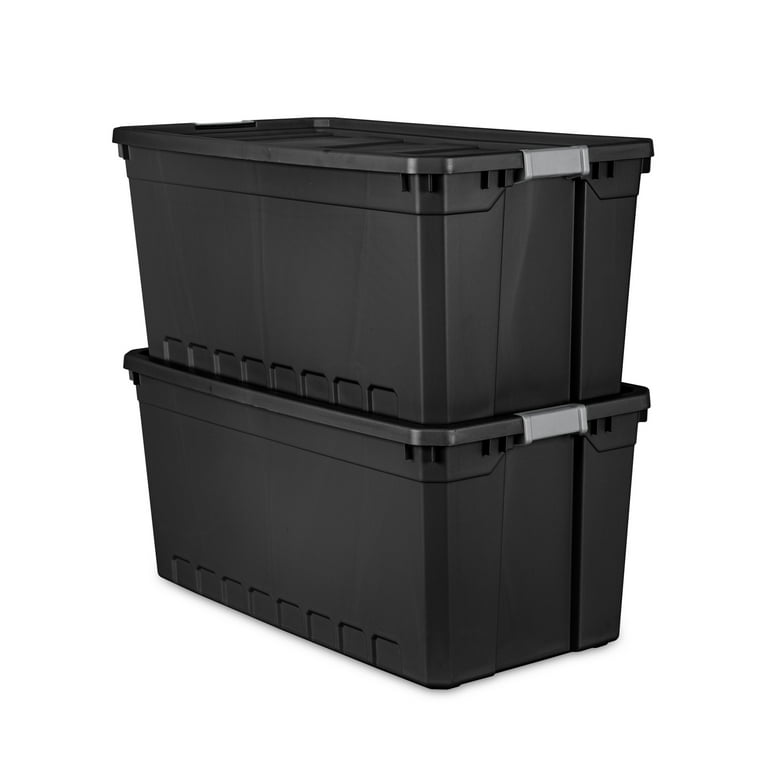 Sterilite 50 Gallon Stacker Tote, Extra Large Durable