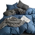 thumbnail image 2 of YAOMOBB Housse de Couette Inoffensive Drap Housse de Couette Ensemble Format Grand Couette Ultra Douce Résistante à l'Usure Taie d'Oreiller, 2 of 7