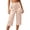 Khaki-Shorts for women, variant on Satin Capri Pajama Pants Women Silk Sleep Pants Loungewear Elastic Waist Silky Lounge Pj Bottoms