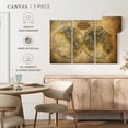 thumbnail image 5 of Elephant Stock Discover The World Map Wall Art - Horizontal Multi Panel Canvas - Living Room Wall Decor - Map Multi Panel - Gray And Brown Decor - 33" x 20", 5 of 8