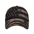 thumbnail image 2 of Daiia American Flag with Desert Camouflage print Baseball Cap Men Women Golf Dad Hat Adjustable Original Classic Low Profile Hat Unconstructed Plain Cap, 2 of 9