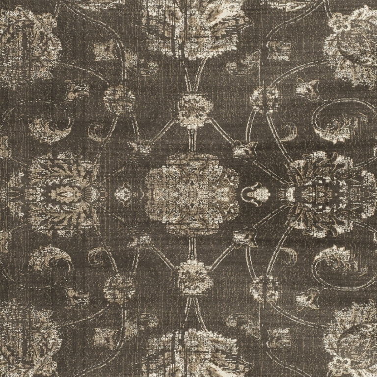 SAFAVIEH Vintage Jaxon Traditional Runner Rug, Soft Anthracite, 2
