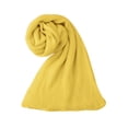 thumbnail image 1 of BUFANDA CHIC para Mujeres, Estilo Tejido, Forma Rectangular Larga, Bufanda Cálida de Invierno, Amarilla 180x30cm/71x12", 1 of 5
