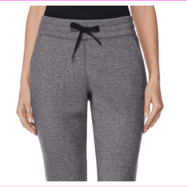 32D - 32 Degrees Heat Ladiesâ Tech Fleece Jogger M/Heather Black - Walmart.com - Walmart.com