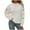 White, variant on Kaemgyyd Womens Crewneck Tops Casual Soft Printing Long Sleeve Knit Sweater Fall Winter Lightweight Pullover Clothing