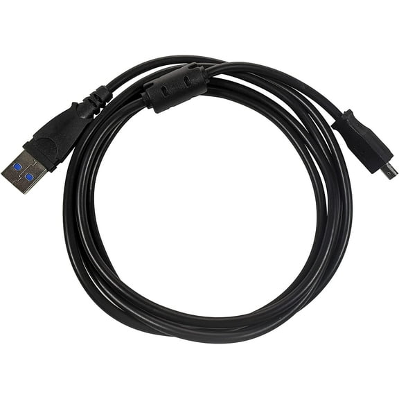 HQRP USB Cable / Cord compatible with KODAK EASYSHARE V1003, V550, V803, Z1012 IS, Z1015 IS Digital Camera