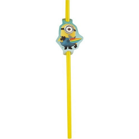 Despicable Me Party Straws, 24ct