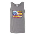 thumbnail image 2 of Wild Bobby, Colorful Neon Flag Hearts Love, Streetwear, Men Graphic Tank Top, Heather Grey, 2XL, 2 of 3