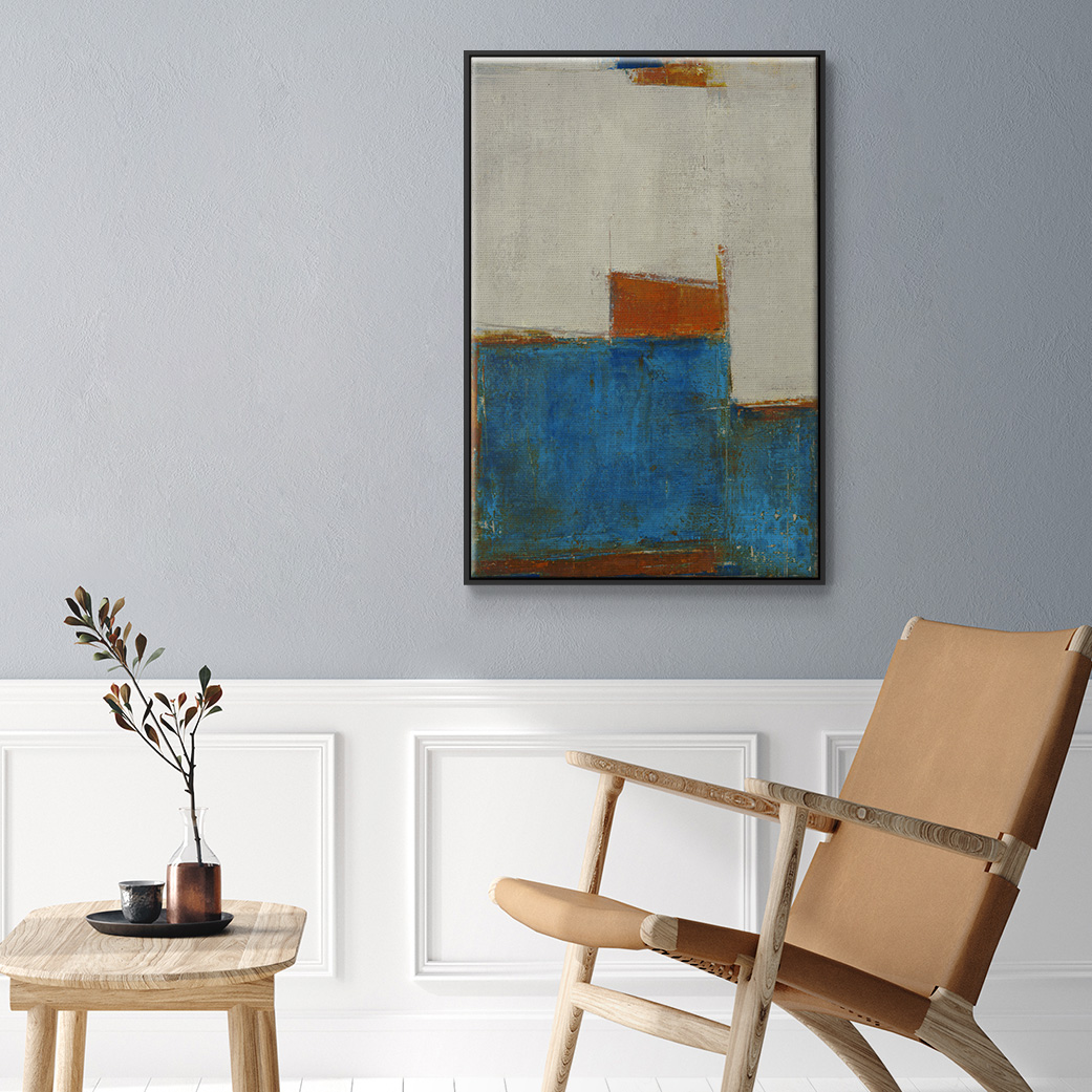 Sunset for Somebody Framed Premium Gallery Wrapped Canvas - Ready to Hang - 27 x 41 - Black Floating Frame