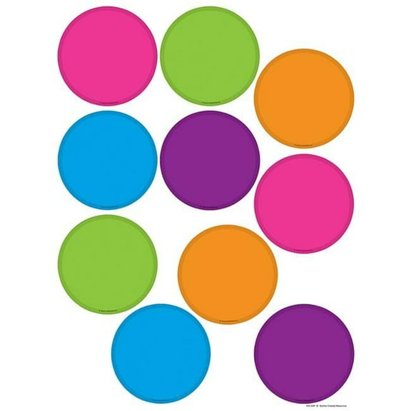 Bright Colors Circles Accents - Pack of 3