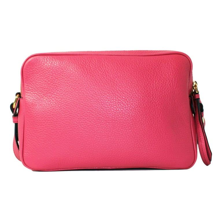 バッグ PRADA Prada Milano Black Leather Crossbody Bag Web Stripe Strap