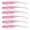 Pink 75mm, variant on 6Pcs Soft Silicone Fishing Lures Floating Baits Fork Tail Swimbaits Lures Artificial Swimbaits for Saltwater Fishing
