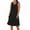 Black, variant on Dvprdro Summer Tank Dress for Women 2025 Fashion Solid Crew Neck Sleeveless Cotton Linen Dress Flowy Casual Loose Beach Sun Mini Dress with Pockets