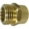thumbnail image 2 of Landscapers Select PMB-468-3L Hose to Pipe Connector, 3/4 x 3/4, MHT x FIP, Brass, Brass, For: Garden Hose, 2 of 2