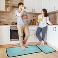 thumbnail image 2 of Dreamtimes Wood Print Kitchen Rug, Set of 2 Decoration Non Skid Washable Soft Absorbent Anti Kitchen Floor Mats for Kitchen Office Laundry Room Bathroom (19"x27"+19"x47"), 2 of 7