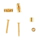 thumbnail image 2 of Guía de sujeción de cuerdas de rodillo de guitarra Reemplazo de guía de cuerdas de guitarra eléctrica de metal Reemplazo dorado, 2 of 10