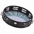 thumbnail image 2 of 6 Inch Orff Percussion Instrument Double Row Handbell Ring Drum for Children & Adults Dancing Singing Accompaniment, 2 of 6