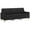 Black + Width 78", variant on vidaXL Sofa Upholstered Accent Sofa Chair Couch Living Room Seating Fabric