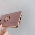 thumbnail image 6 of Bumper Stand Case Compatible with iPhone 11, Soft Cover with Ring Holder 360°Ring Holder Kickstand Car Mount Supported Protective Phone Cases (Pink, iPhone 11), 6 of 14