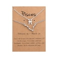 thumbnail image 1 of Twelve Constellation Necklace Diamond Bracelet + Necklace Set Constellation Card Set, 1 of 9