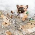 thumbnail image 3 of Pofeuu World Map With Animals Print Puppy Blanket,Dog Blankets,Pet Blanket Cozy Cat Blankets for Indoor Cats, Fuzzy Pet Blanket for Kitten Doggy Dog Blankets-Large, 3 of 8