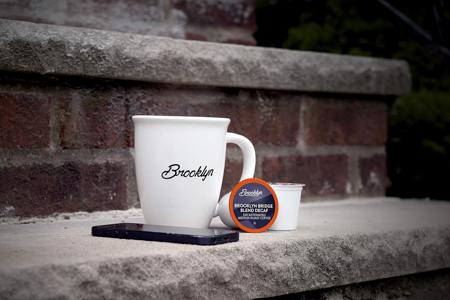 Brooklyn Bean Roastery Brooklyn Bridge Decaf Coffee Pods for Single-Serve Coffee Brewers, 40-Pack