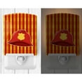 thumbnail image 2 of Caroline's Treasures BB6997CNL Fireman's Hat Ceramic Night Light, 6x4x3", multicolor, 2 of 2