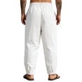 thumbnail image 6 of Men's Soft Casual Pants Loose Machine Washable Pants Stretch Beach Pant Lightweight Jogging, Workout Trousers, 6 of 6