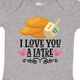thumbnail image 4 of Inktastic Hanukkah Cute Latke Dreidel Girls Baby Bodysuit, 4 of 5