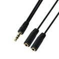 thumbnail image 3 of Stereo Headphone Splitter Cable 3.5mm Male to Double Female Adapter Cord, 3 of 7