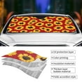 thumbnail image 3 of Yiaed Sunflowers On Red Print Car Windshield Sunshade Front Auto Car Front Window Sun Shade Foldable Sun Visor Shield Cover Auto Accessories for Sedan SUV Truck-Small, 3 of 5