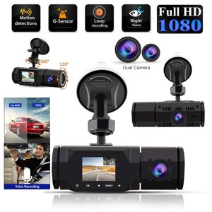 Enregistreur de voiture Inch DVR Dashcam Professional Box matériaux métalliques fabriqués; fin 1080P Dash Cam Accessoires résistants à l'usure Compatibilité étendue