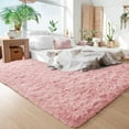 thumbnail image 2 of Nefoso Shag Area Rug, 9ft x 12ft Soft Fluffy Area Rugs for Living Room Bedroom Decor Carpet, Pink, 2 of 10