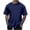 Dark Blue, variant on Mens T-Shirt Male Spring Autumn Print Short Sleeve Crew Neck T Shirt Floral Fashion Trend Bottoming Shirt Fashion Tee Shirts