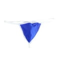 thumbnail image 2 of Mens Underwear Men Casual Solid Thong Low Waist Breathable Briefs Pants, 2 of 3