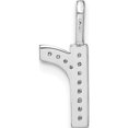 thumbnail image 4 of 14K White Gold Diamond Lower Case Letter R Initial Pendant (Width 5.81) (Length 15.58) - Jbsp, 4 of 5