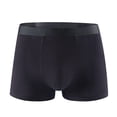 thumbnail image 2 of Men's Essential Boxer Brief, U-Convex Pouch Underwear for Men Black 2XL, 2 of 5