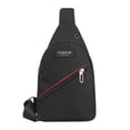 thumbnail image 2 of Mens Mini Crossbody Sling Bag Fashion Chest Shoulder Crossbody Chest Shoulder For Travel Bag, 2 of 4