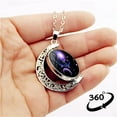 thumbnail image 3 of TINGN 12 Constellation Moon Necklace 12 Zodiac Galaxy Ornaments Gifts for Mom Present for Women for Women Summer Gifts Witchy Gifts, 3 of 4