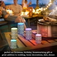 thumbnail image 4 of Yayeee Flameless Candles with Remote Flickering Battery Operated Multi Color Changing, Classic Floral, 4 of 7