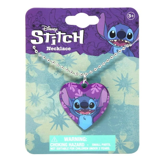 Disney Stitch Dogtag Necklace on Card, Kid