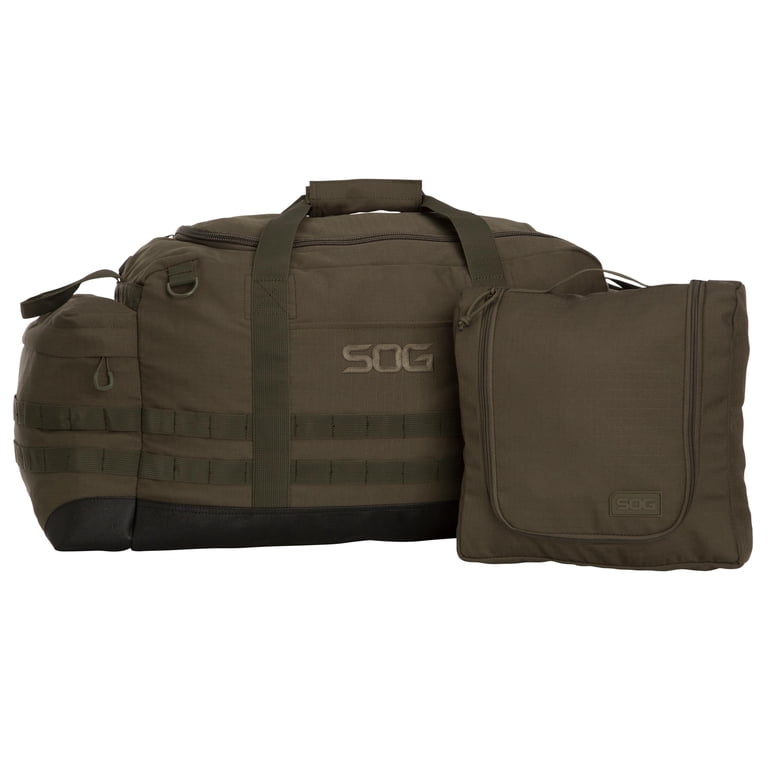 SOG Outbound Duffel Backpack, Adjustable Straps, 93.5L, Green