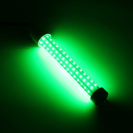 IP68 Super Bright 12V LED Underwater Deep Drop Attract Fish Squid Lure Light Lamp fishinglight +19.7FT Cable Submersible Fishing Night Bait Squid Fish Attracting Snook Green
