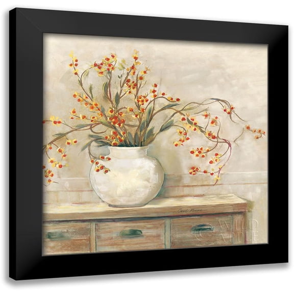 Rowan, Carol 12x12 Black Modern Framed Museum Art Print Titled - Nancy Bittersweet Neutral Sq