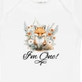 thumbnail image 4 of Inktastic Babys First Birthday Woodland Fox 1 Year Old Girls Baby Bodysuit, 4 of 5