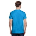 thumbnail image 3 of Gildan Mens Heavy Cotton T-Shirt, L, Heather Sapphire, 3 of 3