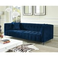 thumbnail image 3 of TOV Furniture Bea Navy Velvet Sofa, 3 of 6